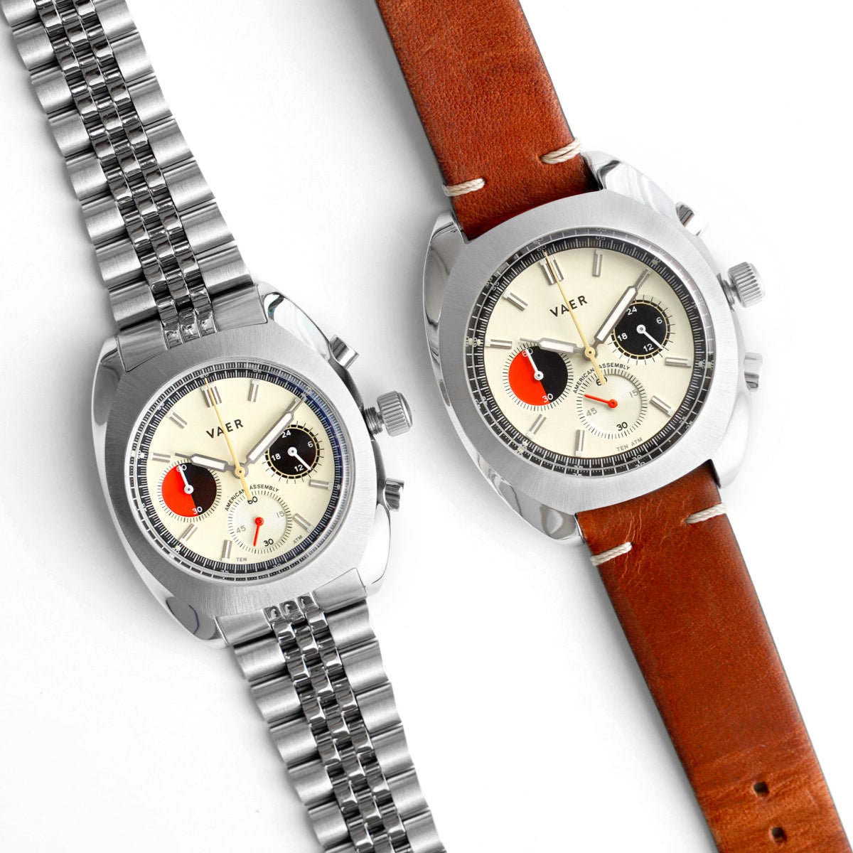 R1 USA Racing Chronograph - Cream 38mm