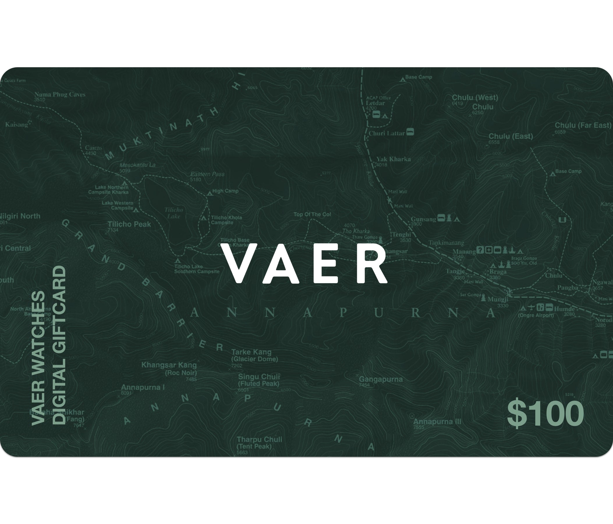 Vaer Digital Gift Card