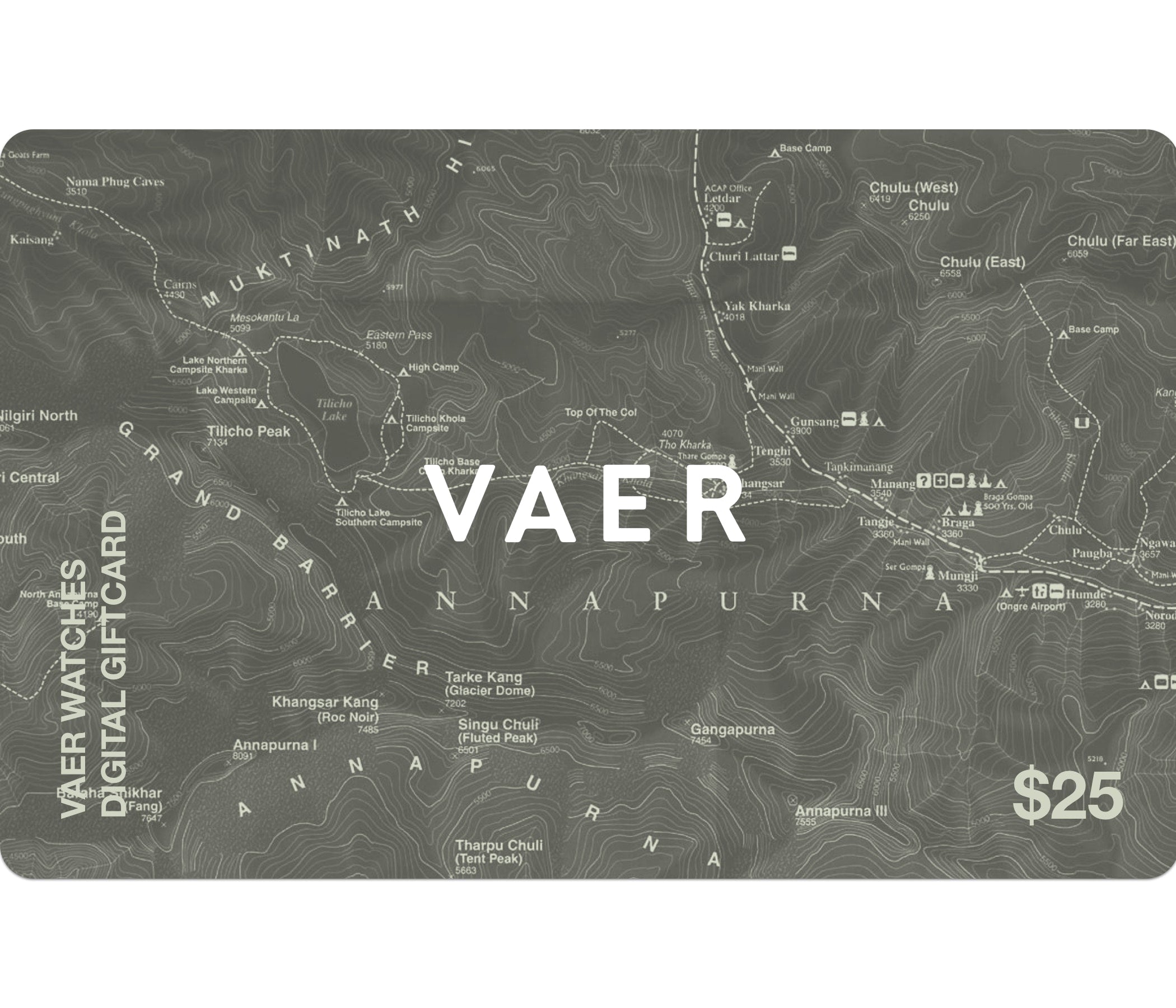 Vaer Digital Gift Card