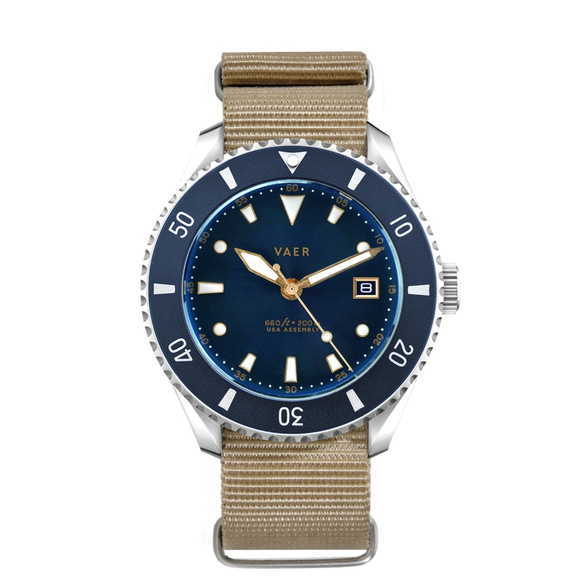 D4 Meridian - Navy USA Solar 42mm