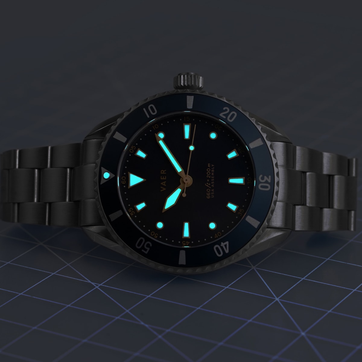 D5 Meridian Navy - USA Auto 39mm