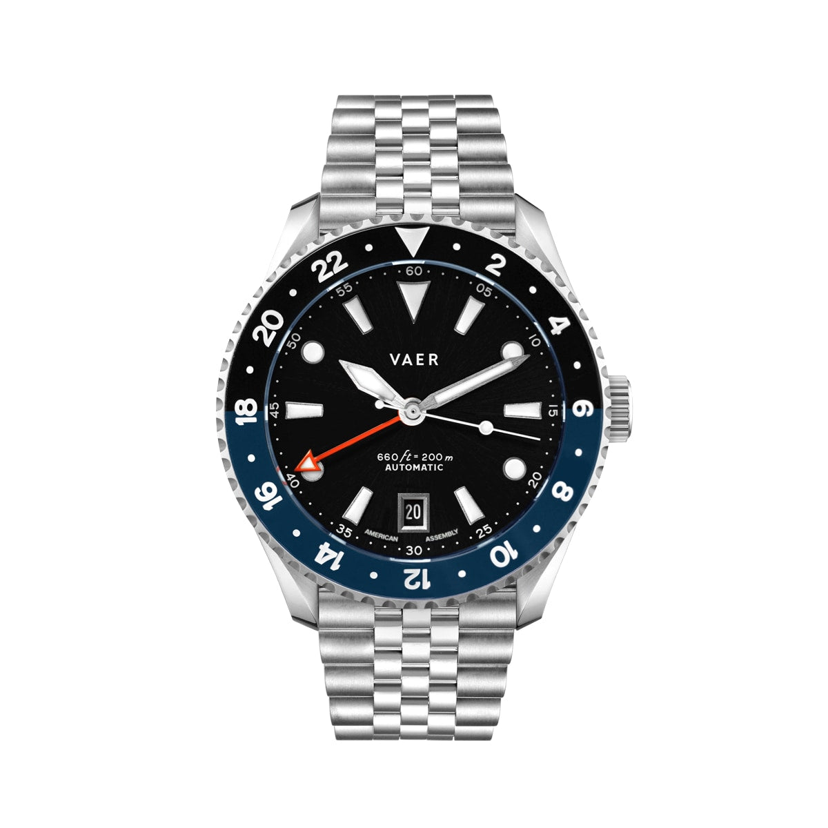 G5 Meridian Navy/Black - 39mm USA GMT