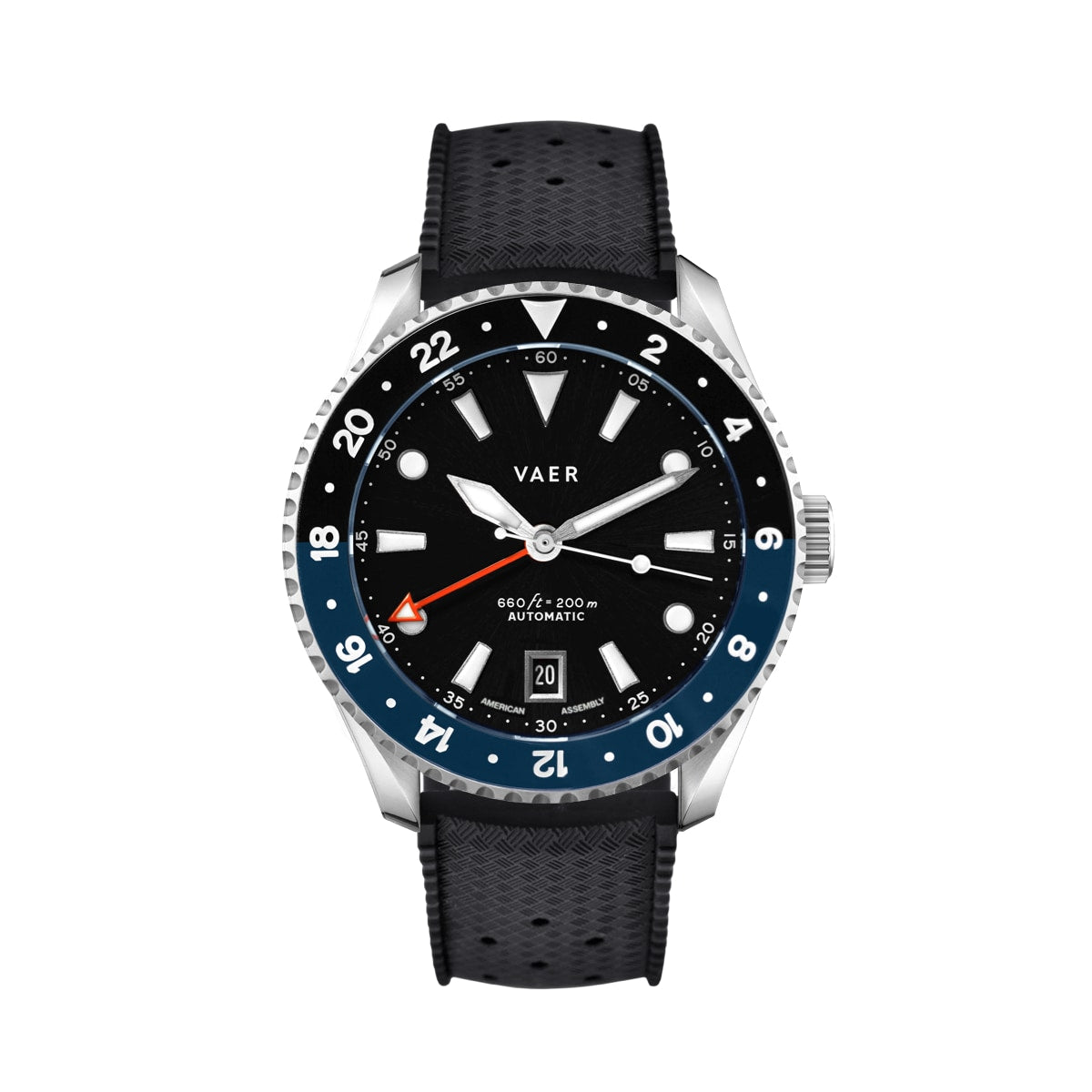 G5 Meridian Navy/Black - 39mm USA GMT