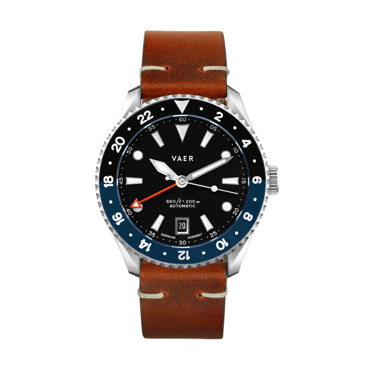 G5 Meridian Navy/Black - 39mm USA GMT