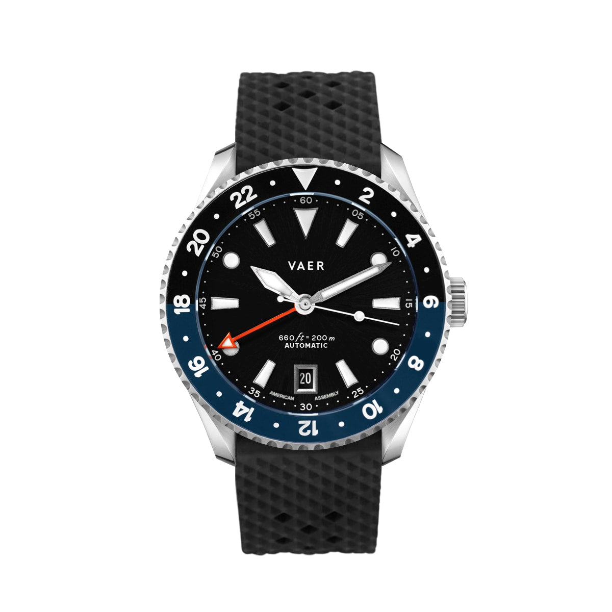 G5 Meridian Navy/Black - 39mm USA GMT