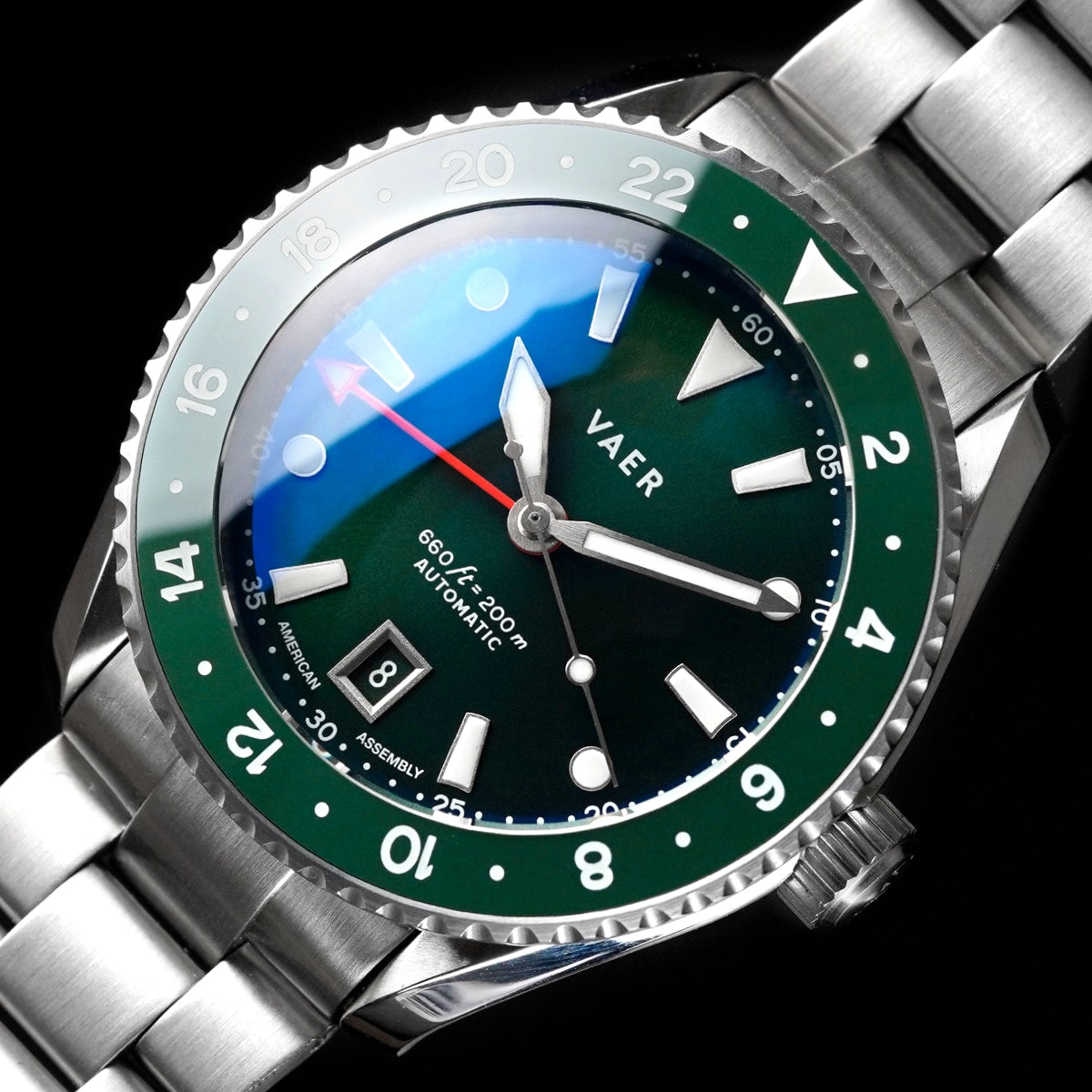 G5 Meridian Green - 39mm USA GMT