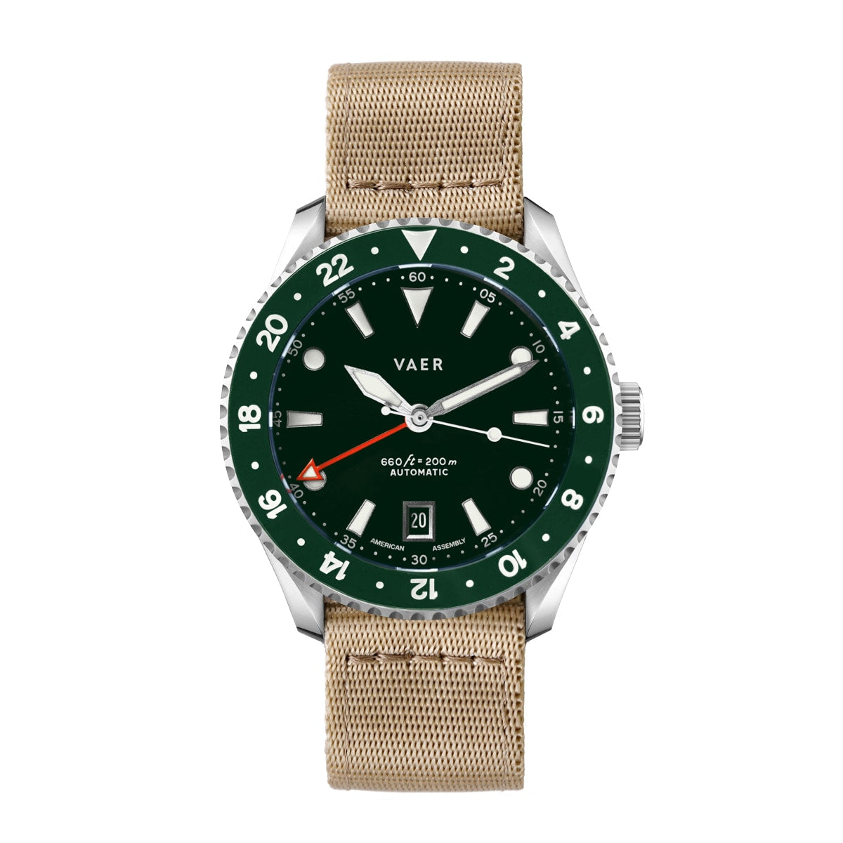 G5 Meridian Green - 39mm USA GMT