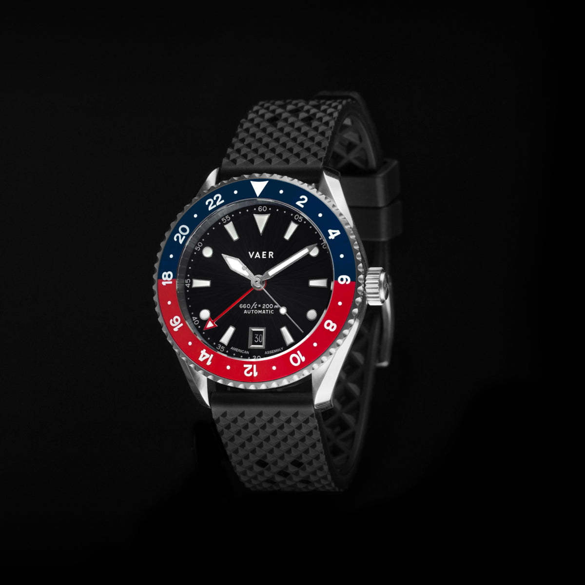 G5 Meridian Navy/Red - 39mm USA GMT