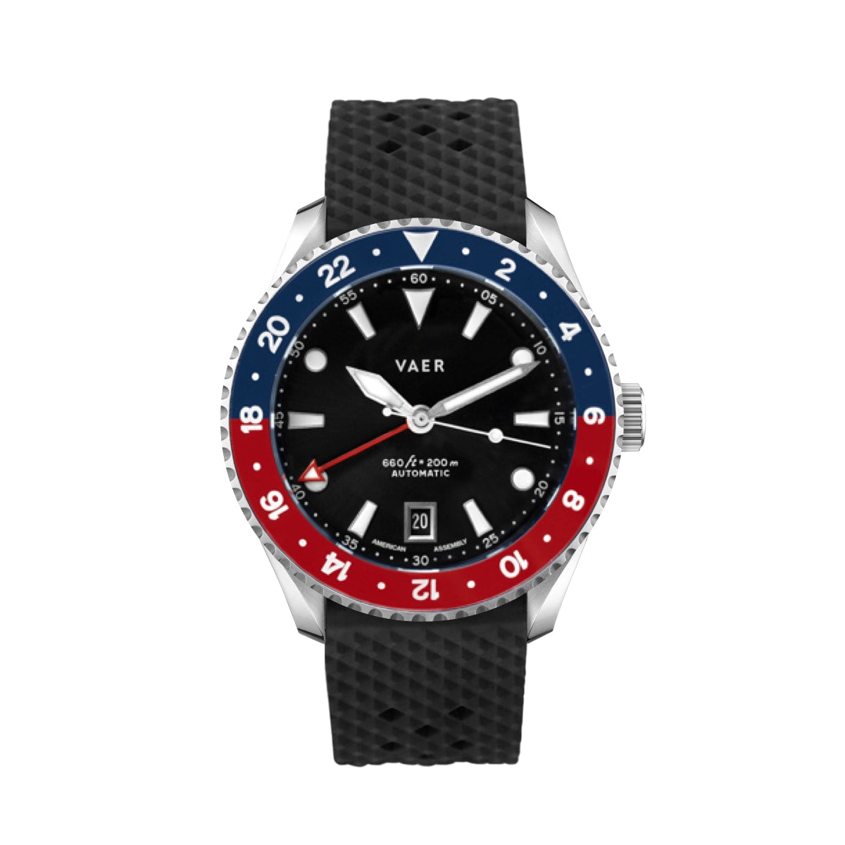 G5 Meridian Navy/Red - 39mm USA GMT