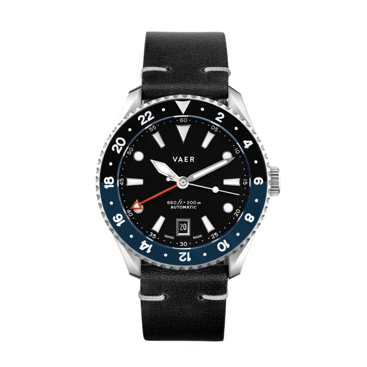 G7 Meridian Navy/Black - 39mm Swiss GMT