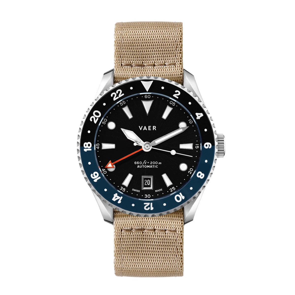 G7 Meridian Navy/Black - 39mm Swiss GMT