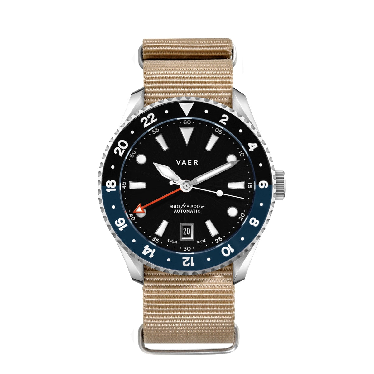 G7 Meridian Navy/Black - 39mm Swiss GMT