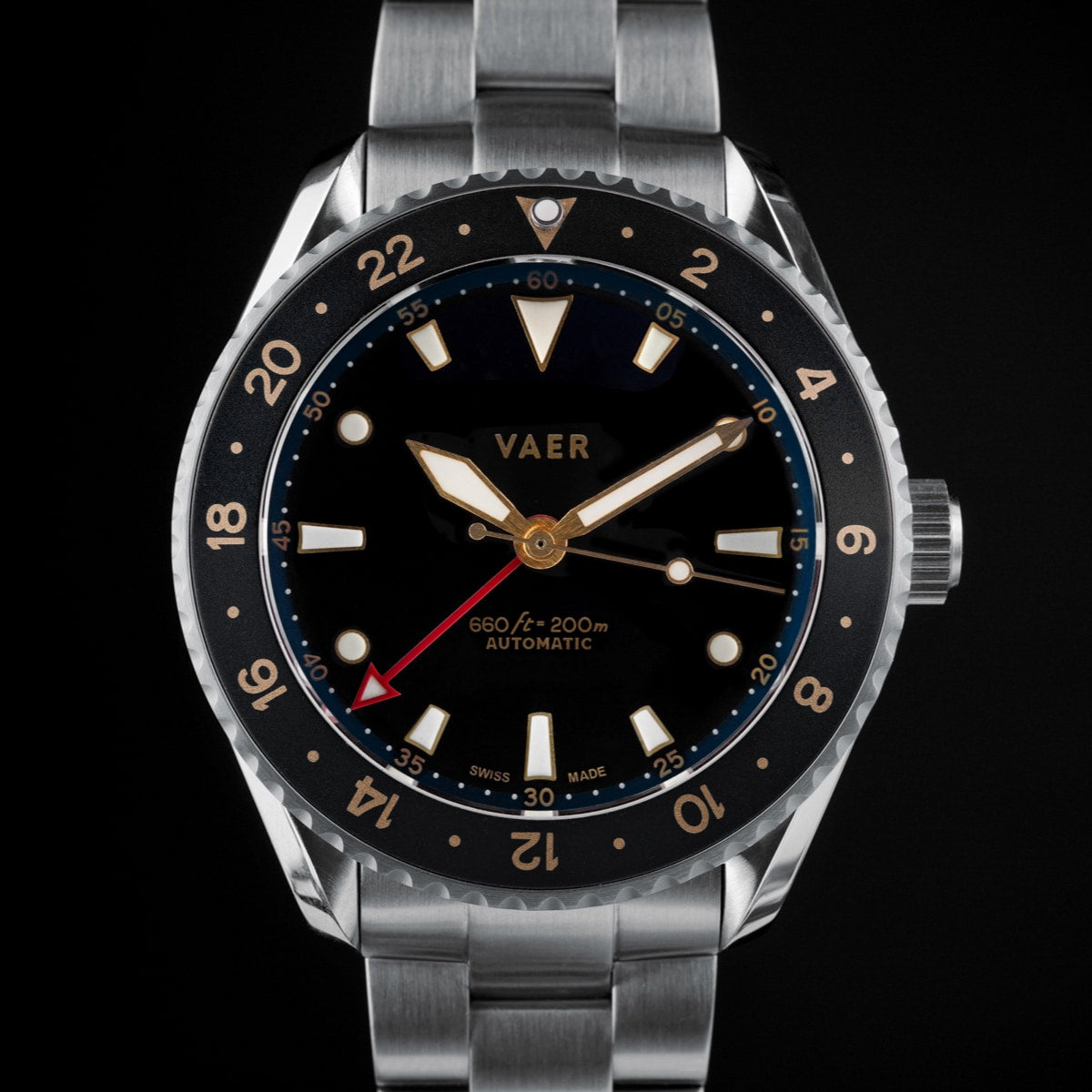 G7 Meridian Gold - 39mm Swiss GMT