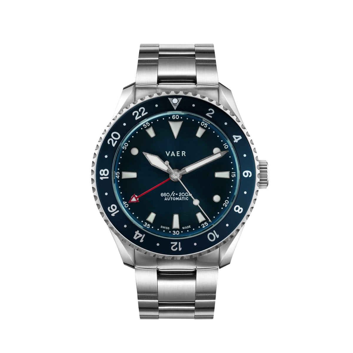 G7 Meridian Navy - 39mm Swiss GMT