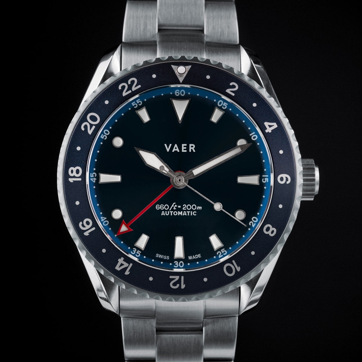 G7 Meridian Navy - 39mm Swiss GMT