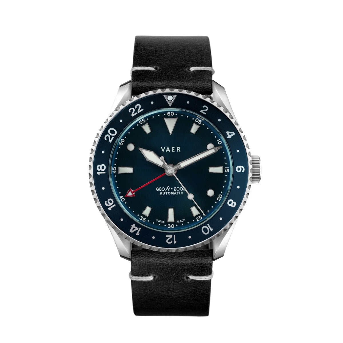 G7 Meridian Navy - 39mm Swiss GMT