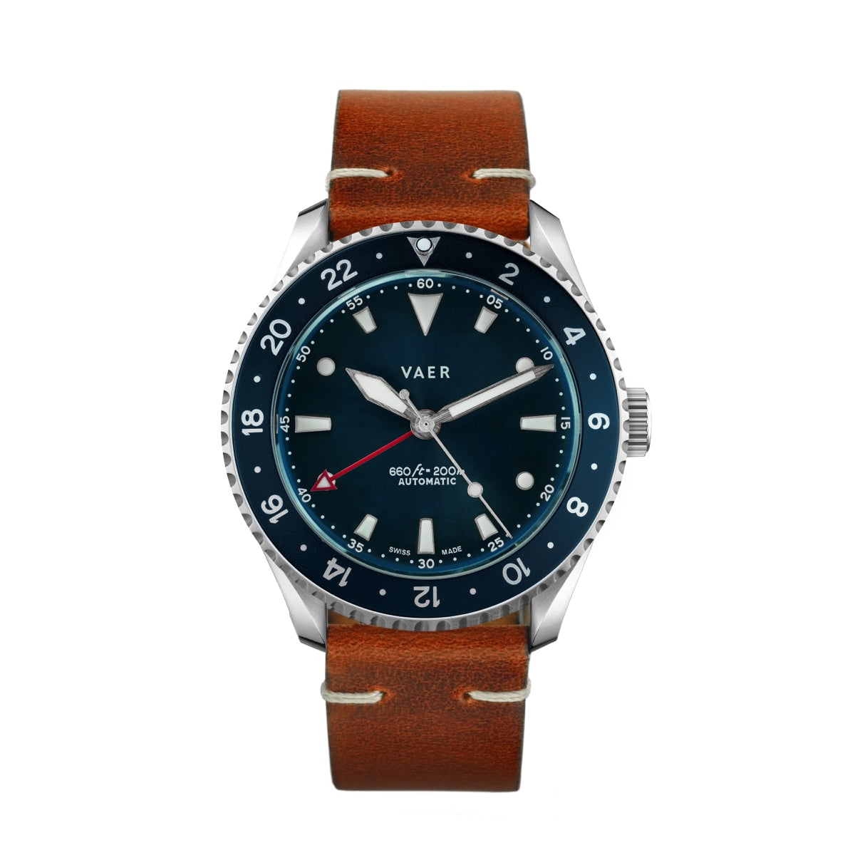 G7 Meridian Navy - 39mm Swiss GMT