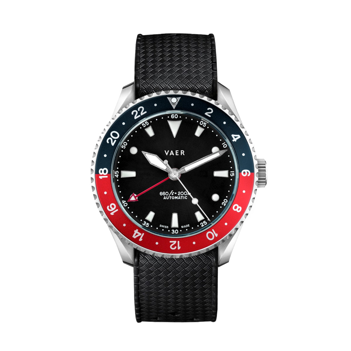 G7 Meridian Navy/Red - 39mm Swiss GMT