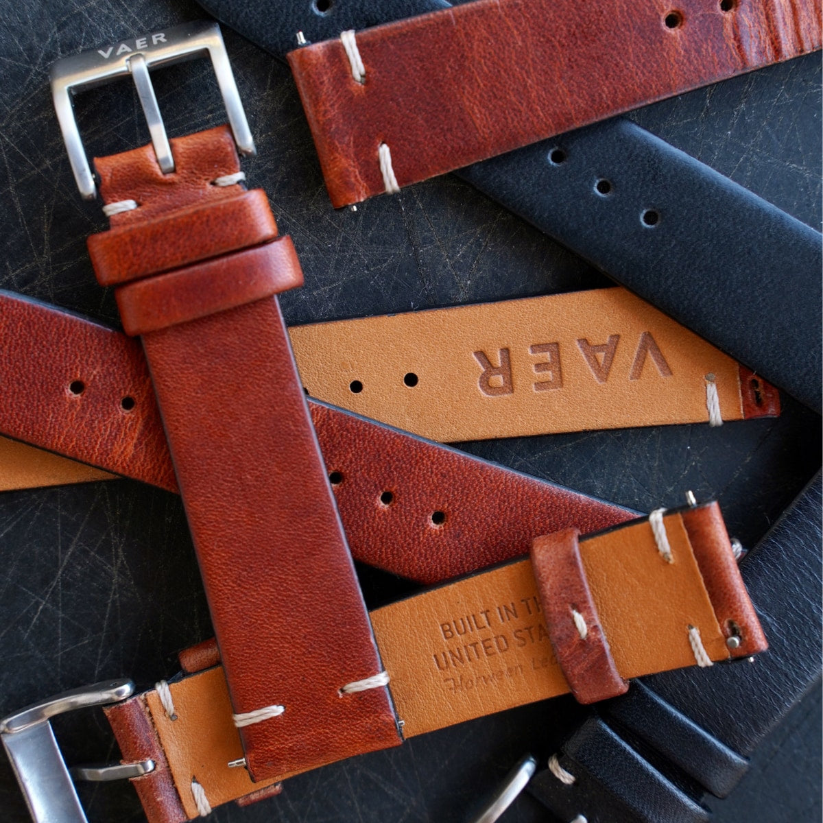 Lined Horween Leather Strap