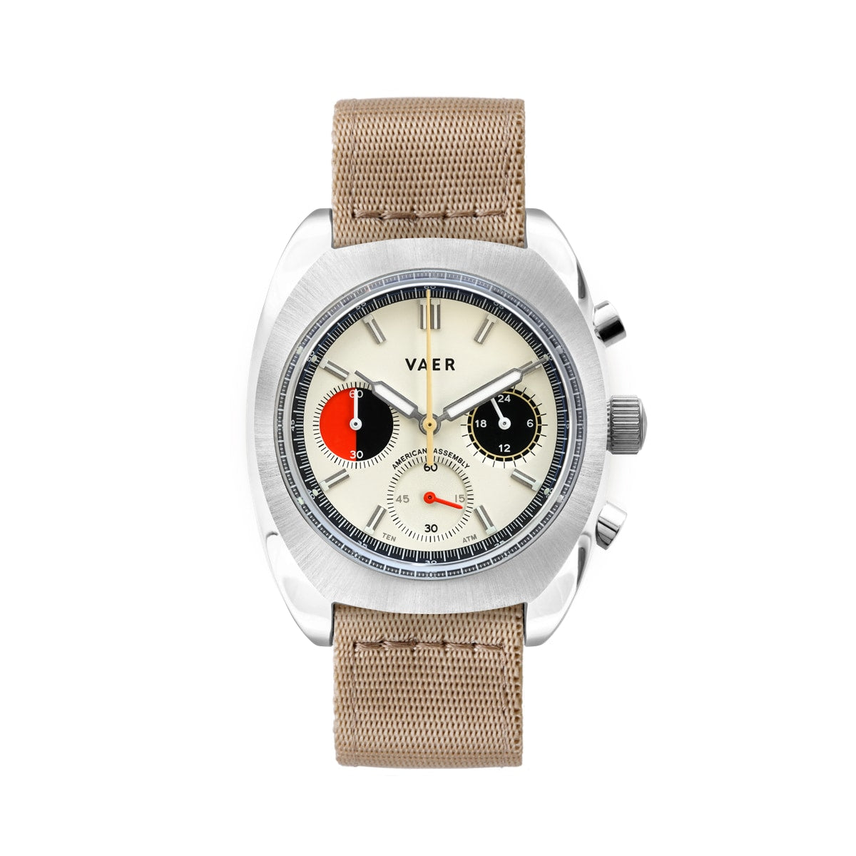 R1 USA Racing Chronograph - Cream 38mm