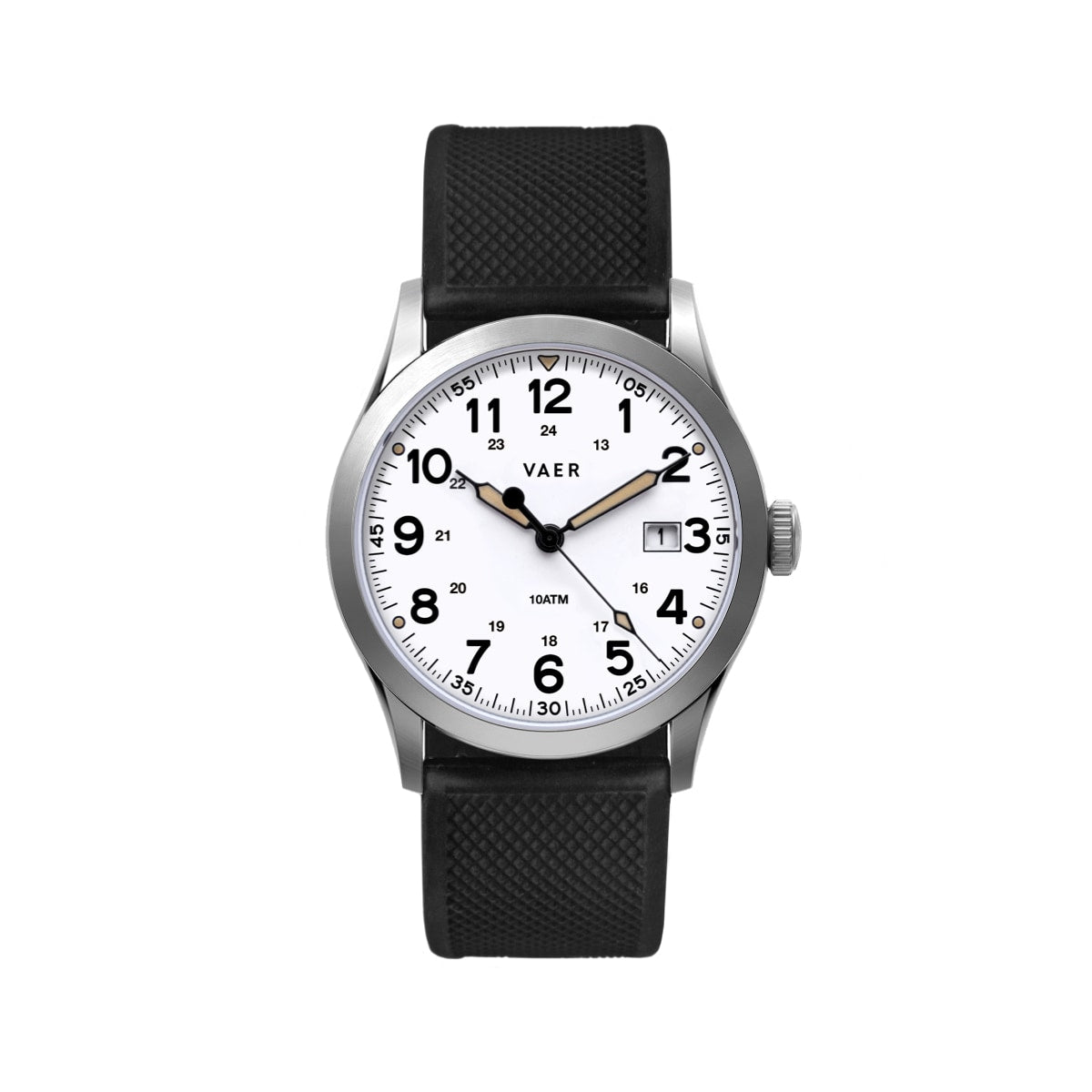 S3 Calendar Field White - 36mm Quartz