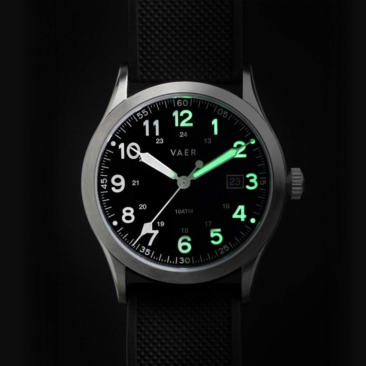 S5 Calendar Field Black - 40mm Quartz