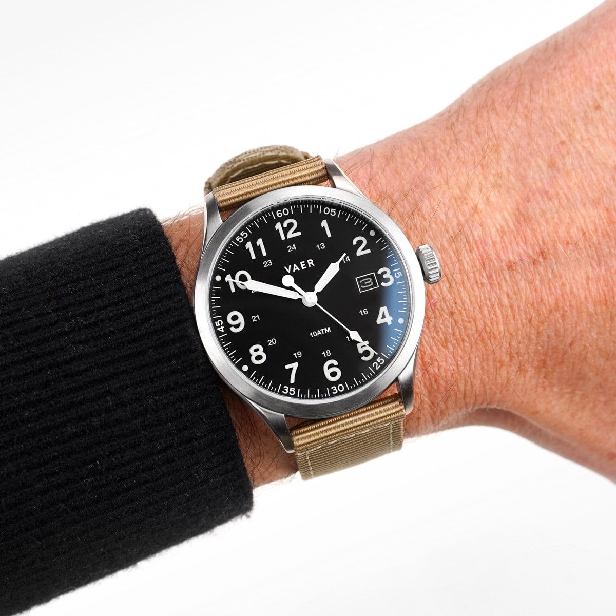 S5 Calendar Field Black - 40mm Quartz