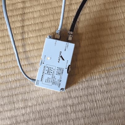 専用工具で綺麗に端末処理・修理が完了したアンテナ線